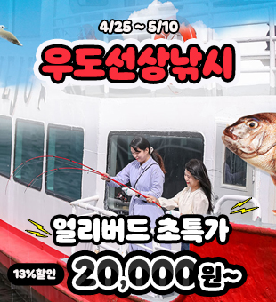 우도선상낚시 특가